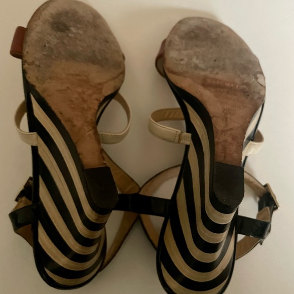 Kate Spade Wedge Sandals Size 8.5 - Picture 4 of 4